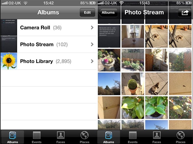  Stream Photos on iPhone