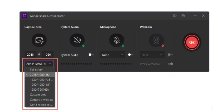 customizing record settings